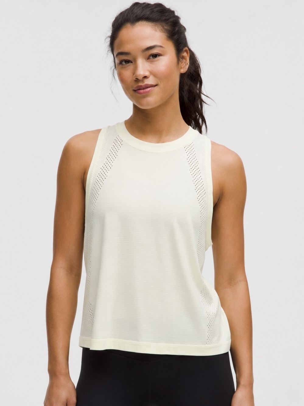 Lululemon Train to Be Tank in Lemon Sorbet